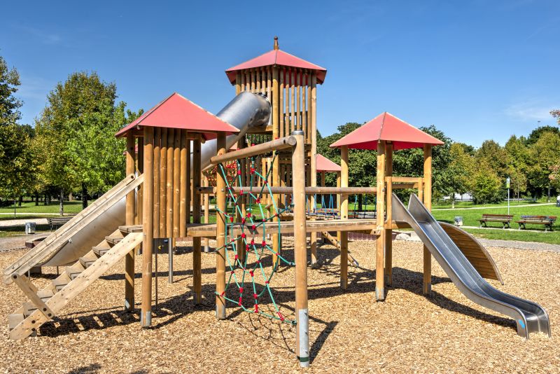 Mulch Installation Inside Play Areas